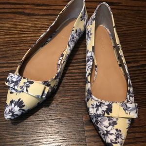 J. Crew floral flats